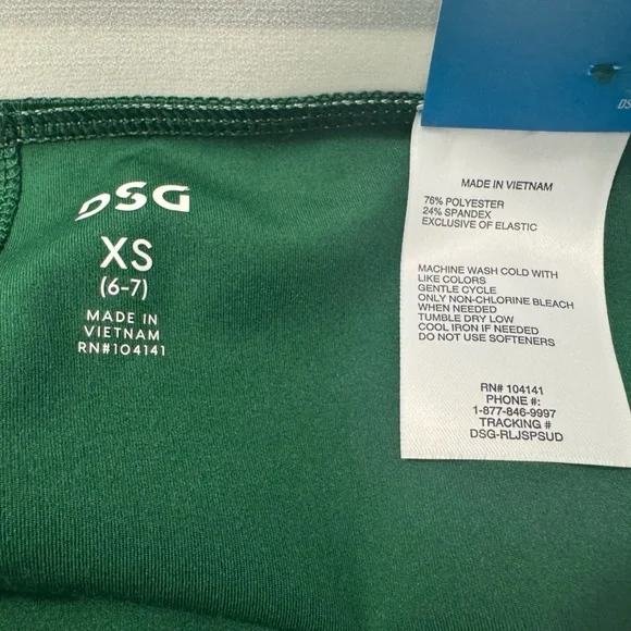 Lot of 2 DSG Girls Athletic Shorts Size XS - Picture 9 of 10